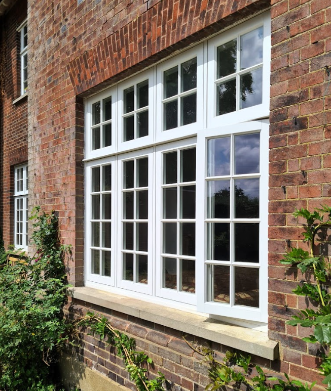 bespoke timber casement windows London, Kent, Surrey, UK flush stormproof